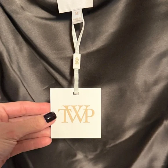 TWP Chocolate Silk Blouse - Picture 2 of 6